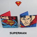 DC漫画英雄 超人superman 钱包 美国街头 动漫周边 短款两折钱包