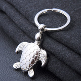 韩版简约创意金属乌龟造型钥匙扣挂件 可爱个性汽车钥匙链包邮