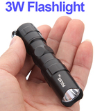 3w LED 强光迷你小手电筒 使用5号电池 Police 夜爬 袖珍迷你手电