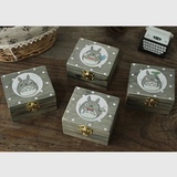 包邮 zakka杂货 龙猫发条音乐盒 天空之城 创意礼品 木质工艺品