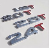 长安CS35 致尚XT CS75汽车数字排量标1.4T1.5T2.0改装金属尾标贴
