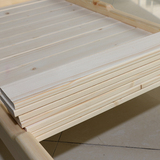 定制加宽加长床板1.8米实木婴儿松木儿童拼接床板1.5米木条排骨架
