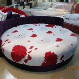 包邮床品圆床床笠加厚床垫罩褥子圆床品垫被 定做加棉圆形床品