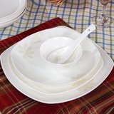 景德镇 骨瓷家用碗盘碟 面碗大汤碗 中式实用简约餐具散卖单件