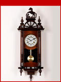 包邮机械挂钟客厅创意仿古挂钟实木欧式钟表复古挂钟中式时钟摆件
