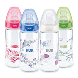 包邮 德国原装NUK宽口防胀气婴儿PA塑料奶瓶替换瓶身 150/300ml