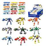 世标积木儿童小拼装玩具机甲系列变形金刚组装汽车机器人勇士男孩