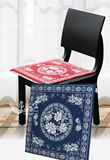 帛彩堂中式坐垫新古典官椅垫红木椅子简易座垫中式实木餐椅垫含芯