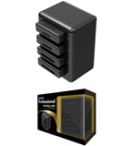 雷克沙四槽 USB 3.0 读卡器存储盘枢纽4合1读卡器卡槽 四槽读卡器