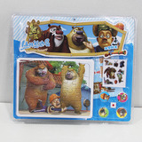 熊出没拼图早教玩具40小片拼图木书有熊出没  1-2-10岁