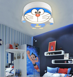 时尚卡通儿童卧室LED吸顶灯饰男女孩房间简约创意遥控叮当猫灯具