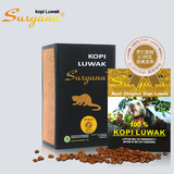 苏雅珈Suryana㊣印尼原装进口猫屎咖啡豆 100克/盒 正货新货包邮