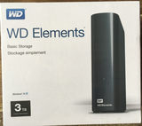 西部数据 WD Elements Desktop 3.5英寸 新元素 3T 移动硬盘 3TB