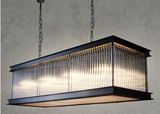 美式铁艺大气复古水晶吊灯客厅餐厅酒店别墅灯创意个性北欧式吊灯
