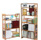 书架简易桌上书柜置物架现代简约陈列架学生楠竹实木创意收纳书架