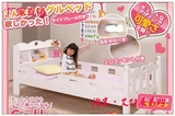 铺床1.2米出口日式儿童单层双层床松木实木床护栏楼梯成人床上下