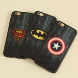 美国队长蝙蝠侠超人iphone6plus硅胶苹果6s手机壳4.7欧美5s保护套