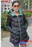 2014冬季新款艾莱依ERAL6073D中长款韩版女士羽绒大衣专柜正品