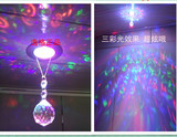 彩色水晶射灯 3wLED射灯 天花灯背景墙筒灯 房间 客厅 过道水晶灯