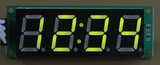 JY-MCU 四位带冒号数码管模块 时钟显示 IIC接口 绿色 arduino
