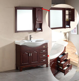 定制箭牌浴室柜组合橡实木落地卫浴柜欧式现代简约洗手脸盆台特价