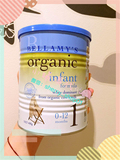 澳洲悉尼直邮代购 贝拉米有机婴儿奶粉一段 400g 2罐起包邮