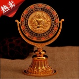 尼泊尔产纯铜珐琅工艺准提镜密宗藏传佛教用品精致如法吉祥物特价