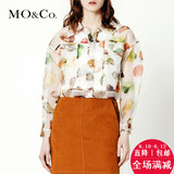MO&Co.摩安珂 2015春季新款薄款透视短外套 MT151COT01 moco特供