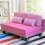多功能推拉沙发床 1·2米1·5米折叠双人布艺沙发 客厅书房沙发