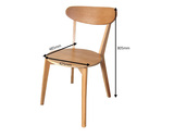 欧式欧式餐椅出口原单进口高档白橡木休闲咖啡椅子全实木办公椅