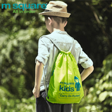 M Square 儿童抽绳包背包双肩包旅游出行折叠包书包收纳袋束口袋