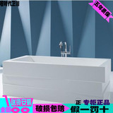 科勒浴缸双人K-1801T-0艾丝寇绮美石独立式铸铁1.7米豪华贵妃浴缸
