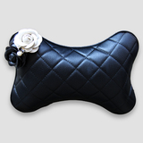 韩国创意颈枕汽车头枕女士记忆棉车用护颈枕靠枕套装卡通可爱时尚