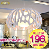 M现代简约LED餐厅吊灯 客厅卧室灯时尚书房灯具单头创意吧台灯饰