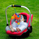 拉拉布书婴儿玩具0-3个月新生宝宝床铃摇铃推车挂件益智早教玩具