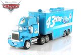 赛车/汽车总动员2麦大叔车王货柜车拖车卡车集装箱合金玩具车模型