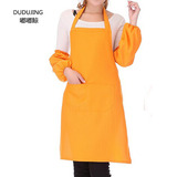 厂家生产 围裙 制服呢围裙 广告围裙 围裙批发 今天促销 橙色