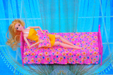小玛哈拉娃娃可用家具卧室大床睡床双人床女孩玩具床SgzOT4
