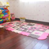 婴儿童环保围栏围边加厚爬行垫拼接拼图地垫坐游戏EVA泡沫地毯宝