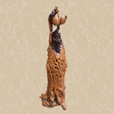 意达工艺 福州木雕根雕工艺品摆件批发 达摩 天然枣木树根