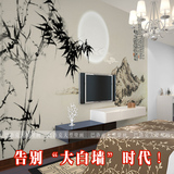 视觉3d大型壁画电视背景墙纸卧室客厅无纺布壁纸山水风景画壁纸