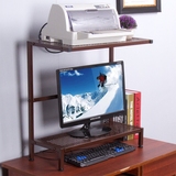打印机架子显示器增高架垫高架键盘办公桌面加高收纳架双层置物架