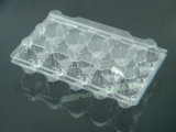15枚土鸡蛋托盘PVC吸塑透明塑料蛋托鸡蛋包装盒蛋盒超市（100个）