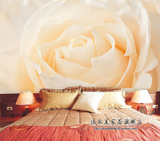 现代简约大型壁画 唯美浪漫玫瑰花 婚房客厅卧室沙发背景墙纸壁纸