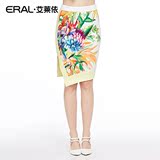 艾莱依2016春装专柜正品新款女式高腰印花半身裙女ERAL37016-EXAB