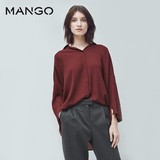 MANGO女装2016春夏|轻薄女衬衫61035021|吊牌价299