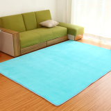 加厚珊瑚绒地毯客厅卧室纯色布艺方形茶几床边地毯门厅 地垫满铺