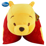 正品迪士尼维尼熊抱枕 暖手捂毛绒玩具靠垫 儿童办公午睡必备枕头