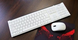 富勒a120代替U79 无线键盘鼠标套装 超薄静音无线套装 黑白色