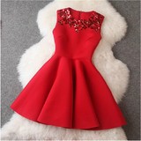 2015年新款女装韩国专柜正品代购名媛气质修身礼服艾薇连衣裙